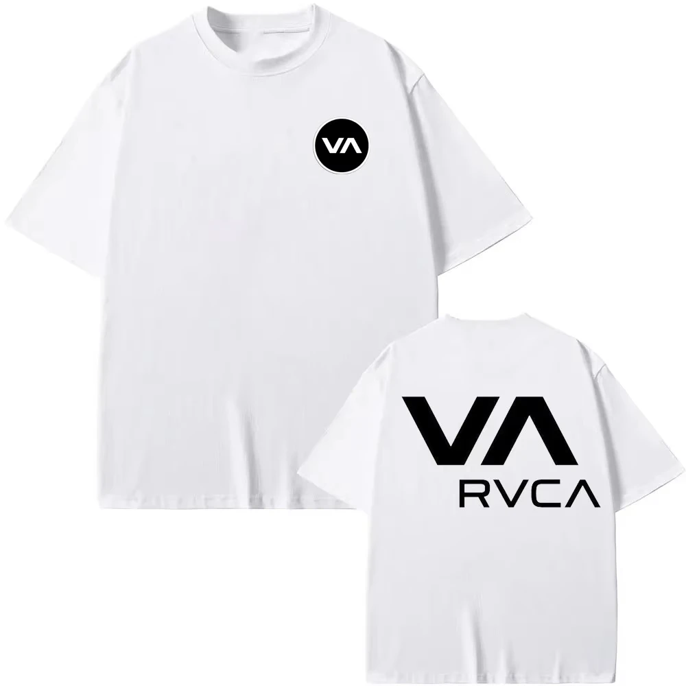 Streetwear Brand For Men - RVCA T 셔츠 블랙 티 여름