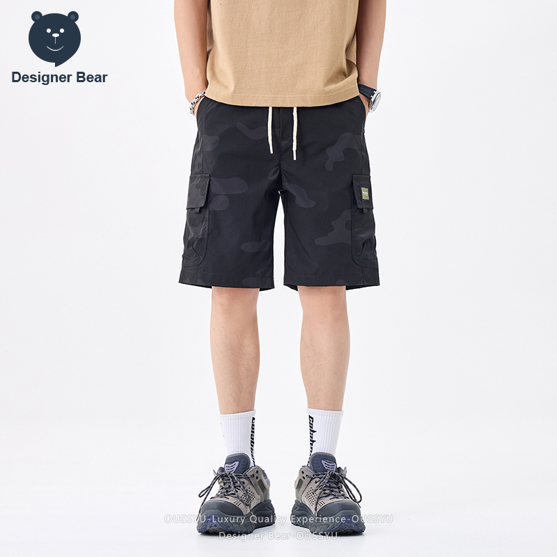 브랜드 의류 여름 카고 카모 반바지 남성 멀티 포켓 배 - Streetwear Brand 리뷰 및 가격
