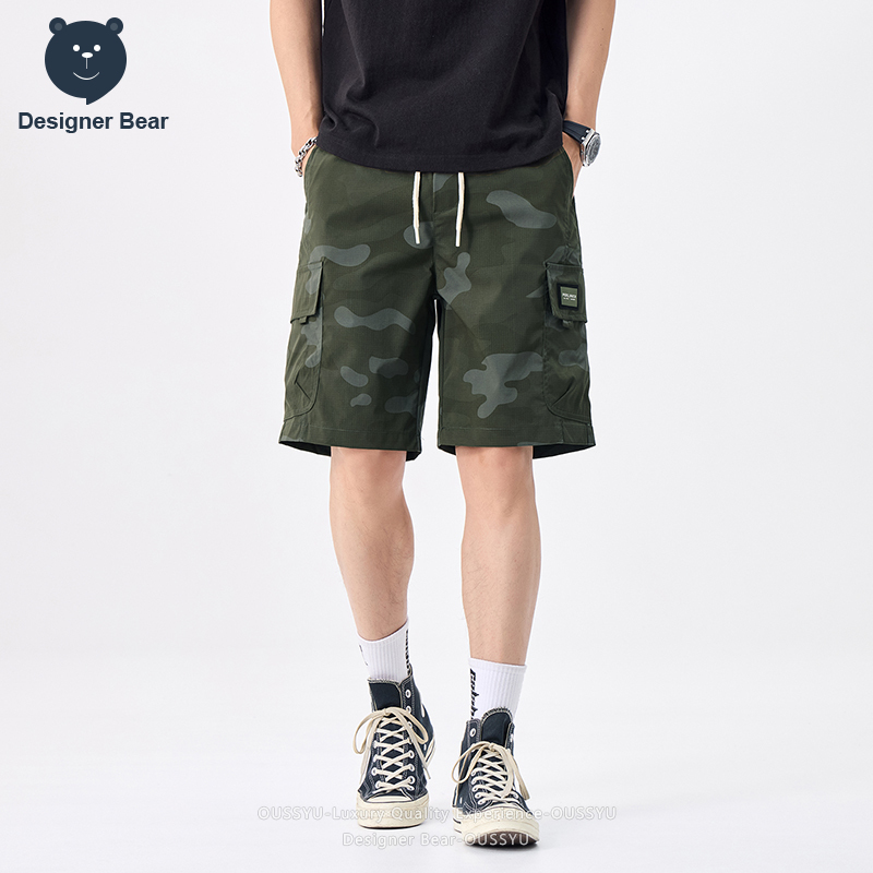 브랜드 의류 여름 카고 카모 반바지 남성 멀티 포켓 배 - Streetwear Brand 리뷰 및 가격