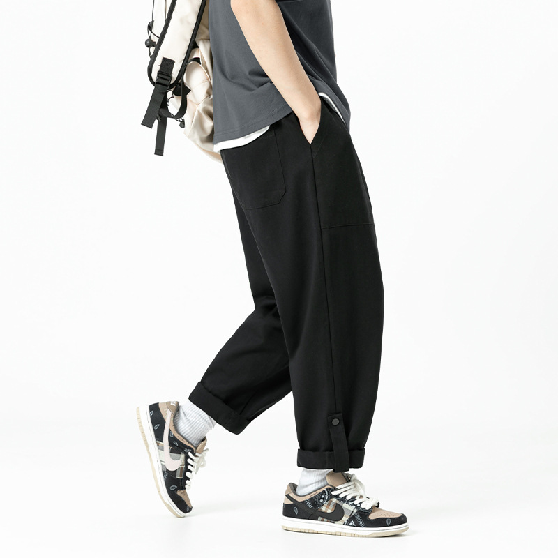 작업 바지 남성 캐주얼 스트레이트 느슨한 2022 봄과 - Streetwear Brand For Men 리뷰 및 가격