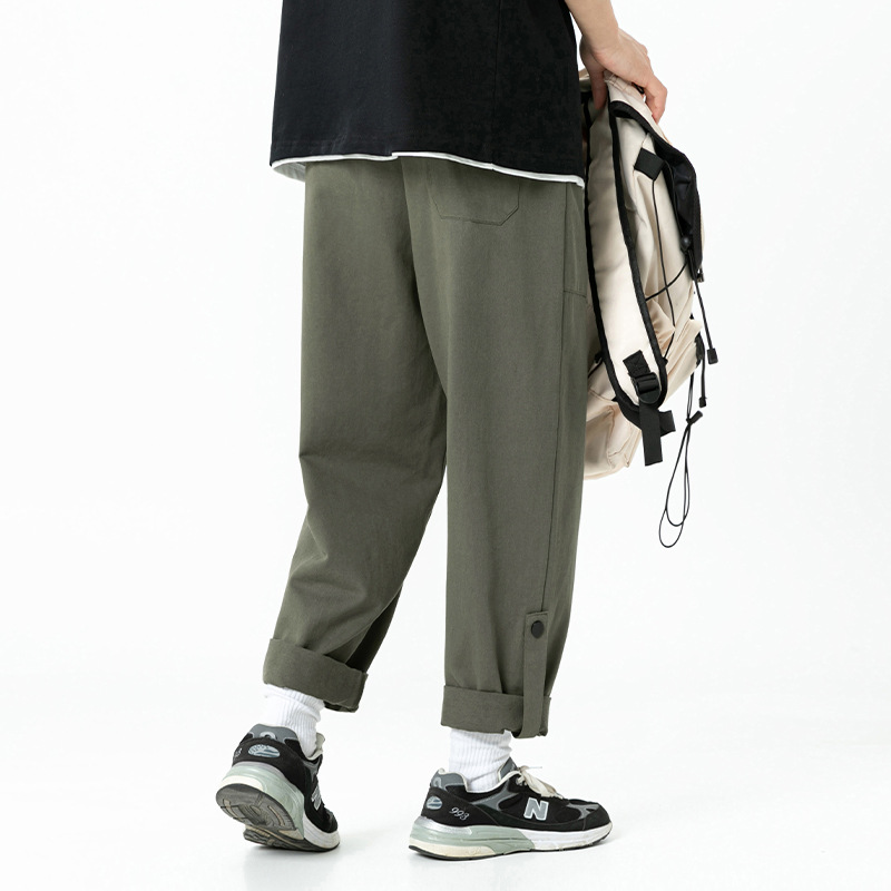 작업 바지 남성 캐주얼 스트레이트 느슨한 2022 봄과 - Streetwear Brand For Men 리뷰 및 가격