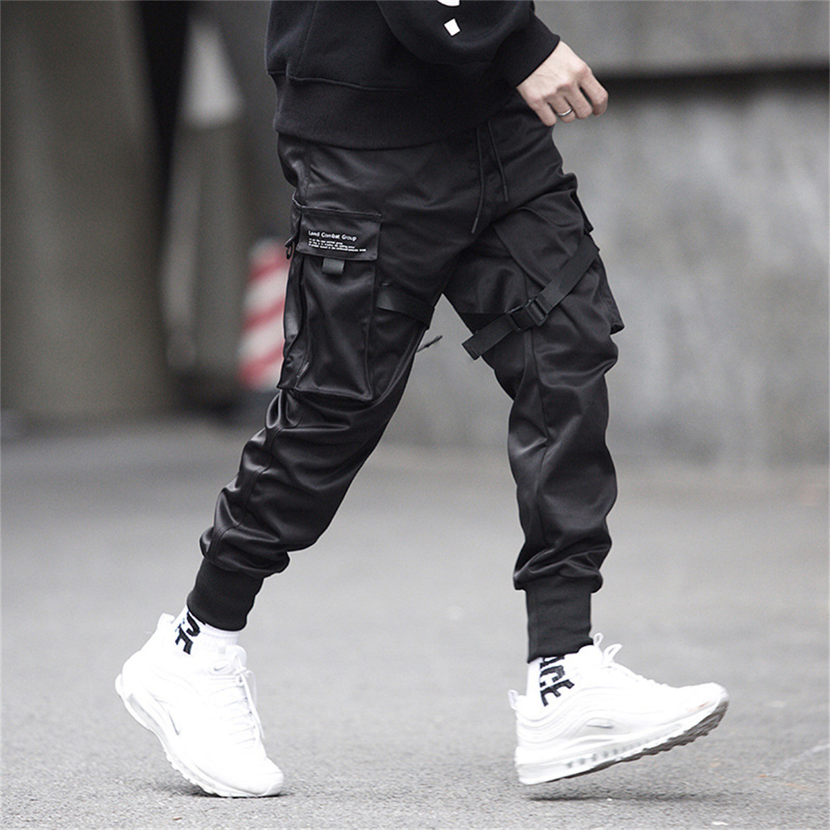 블랙 힙합 카고 바지 여름 다목적 패션 브랜드 바지 패 - Streetwear Brand Jacket 리뷰 및 가격