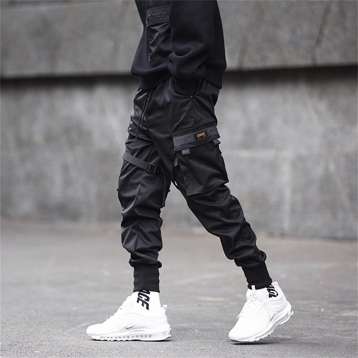 블랙 힙합 카고 바지 여름 다목적 패션 브랜드 바지 패 - Streetwear Brand Jacket 리뷰 및 가격