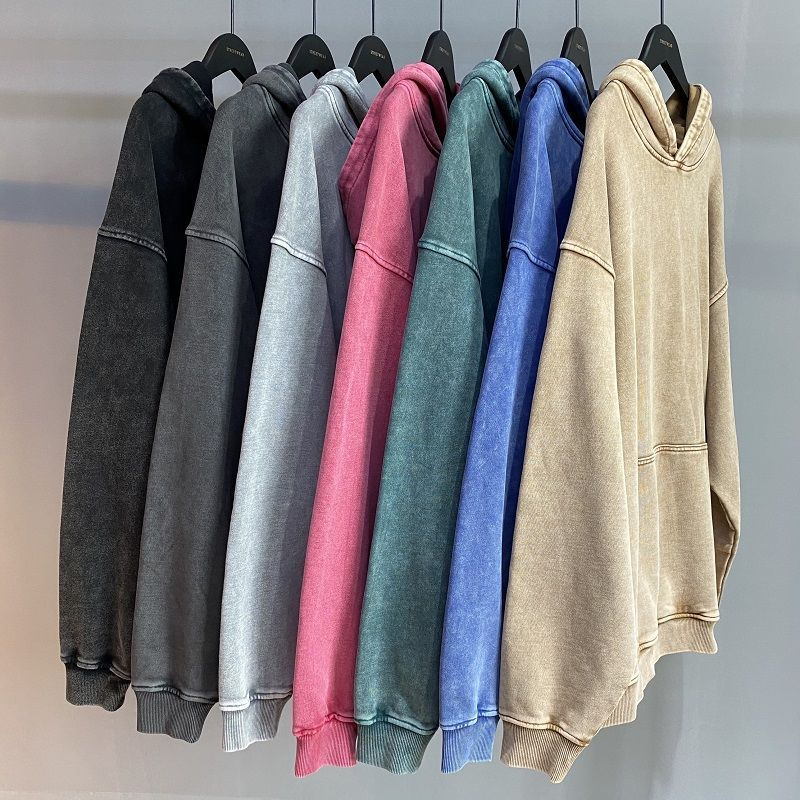 400G 아메리칸 레트로 헤비 스웨터 남성용 봄 가을  - Streetwear Brand Jacket 리뷰 및 가격